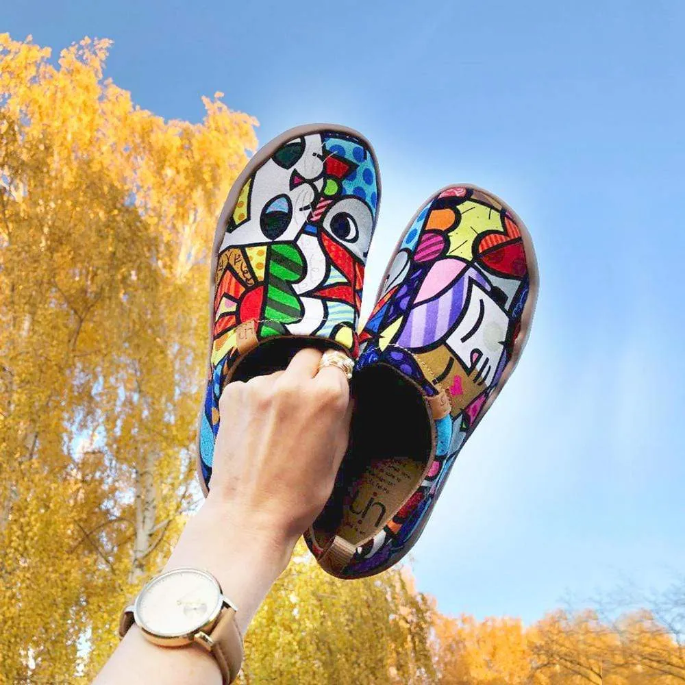 -Dreamy Cat- Lady Canvas Slip-ons