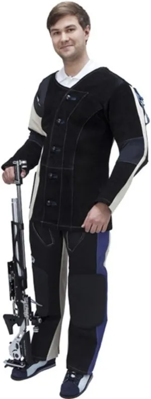 404 Canvas & Leather Jacket R/H Gents by Gehmann C52 Black