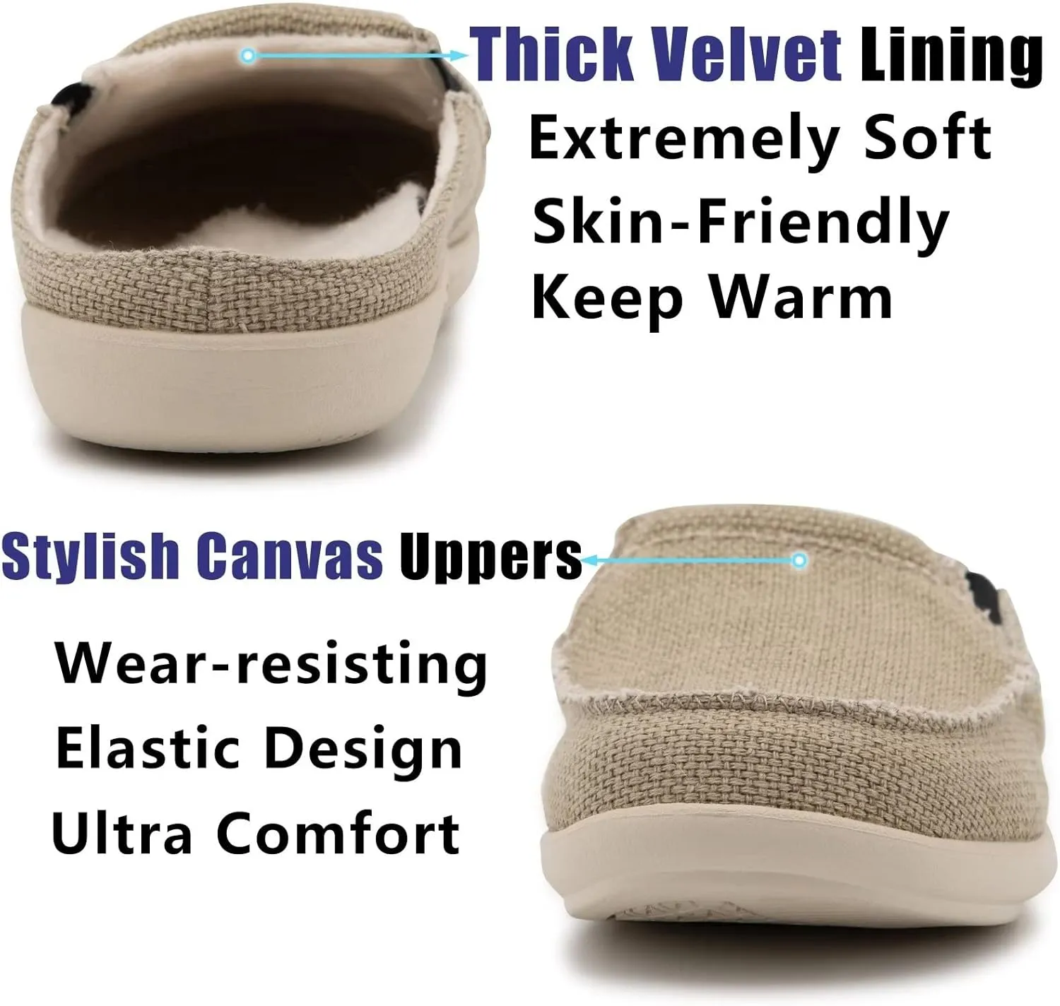ADAX Men's Plantar Fasciitis & Pain Relief Orthotic Slippers with Arch Support (Size:US 7-US 14)