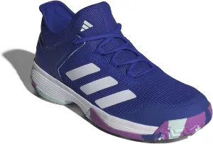 adidas Ubersonic 4 Sneaker, Lucid Blue/White/Purple Burst, 5.5 US Unisex Big Kid