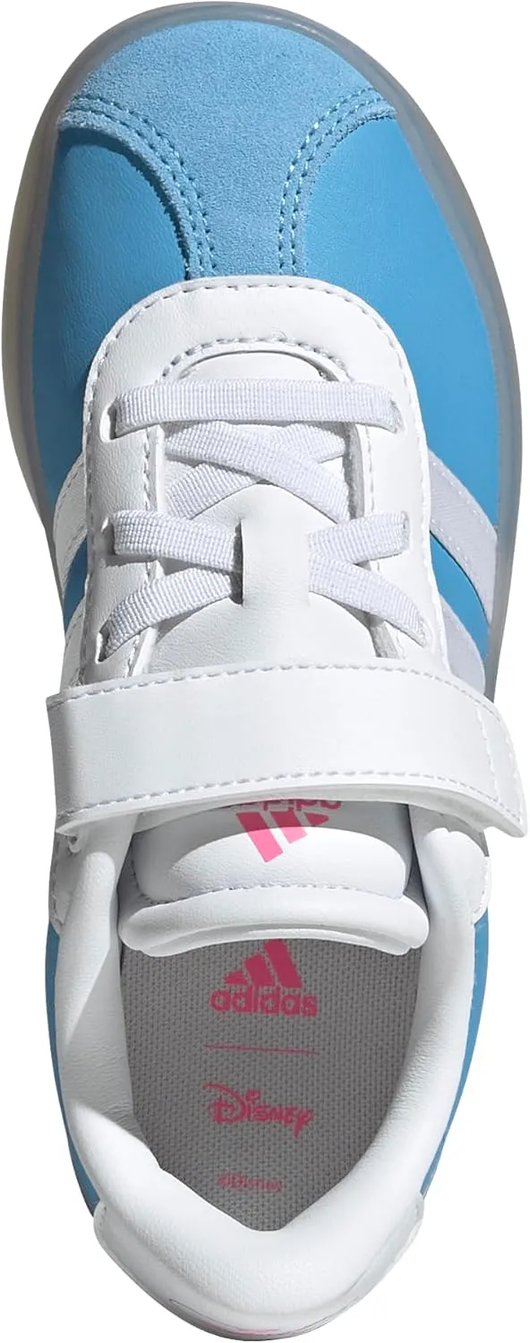 adidas Unisex-Child Disney Vl Court 3.0 Elastic Lace & Strap Sneaker