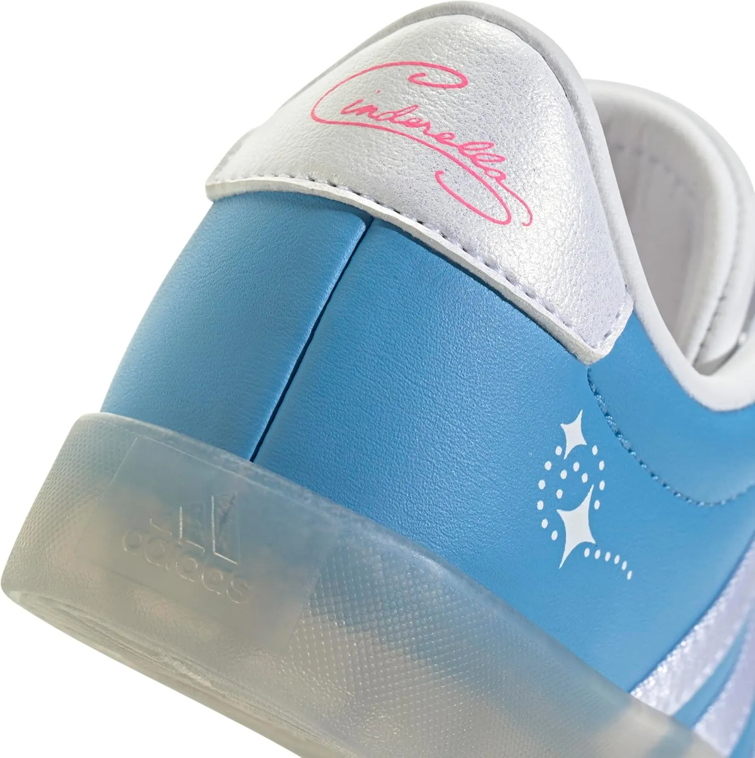 adidas Unisex-Child Disney Vl Court 3.0 Elastic Lace & Strap Sneaker