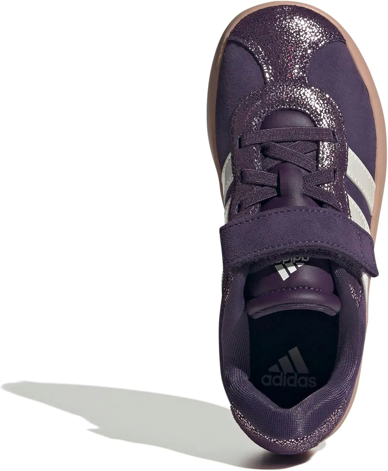 adidas Unisex-Child Vl Court 3.0 Elastic Lace & Strap Sneaker