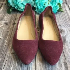 American Rag Jilly wine Leather Flats 7M