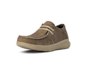 Ariat Mens Hilo Stretch Brown Canvas