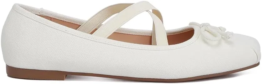 Arimer Criss Cross Strap Ballet Flats