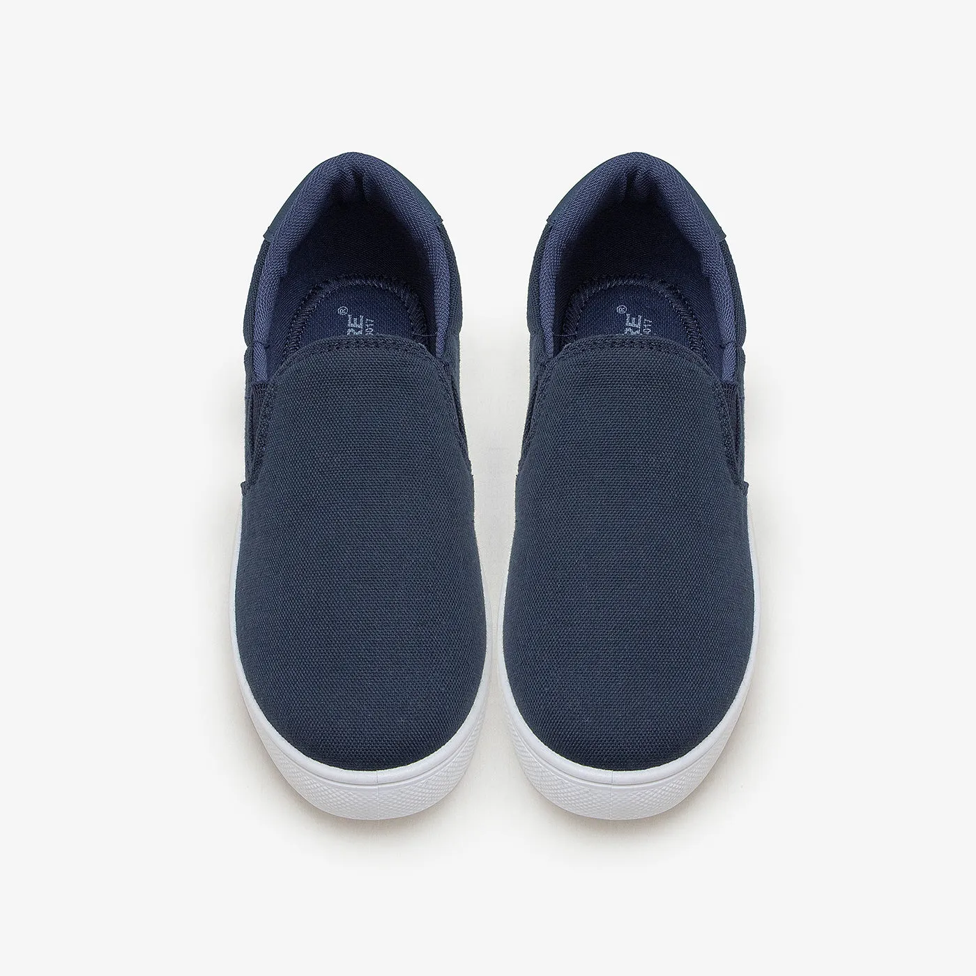 Athletic Canvas Slip Ons