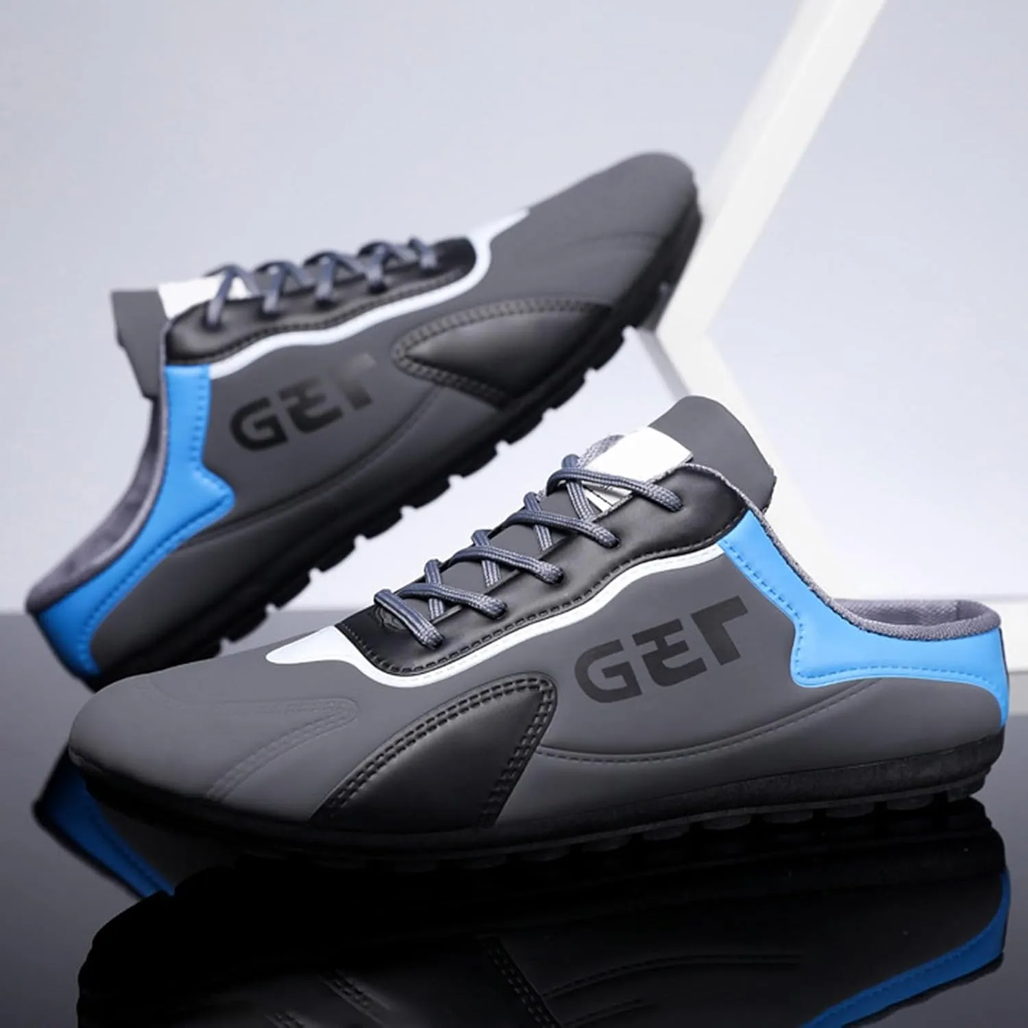 Athletic Fashion Sneakers for Men Lightweight Breathable Slip On Running Shoe Outdoor Non Slip Jogging Sneakers