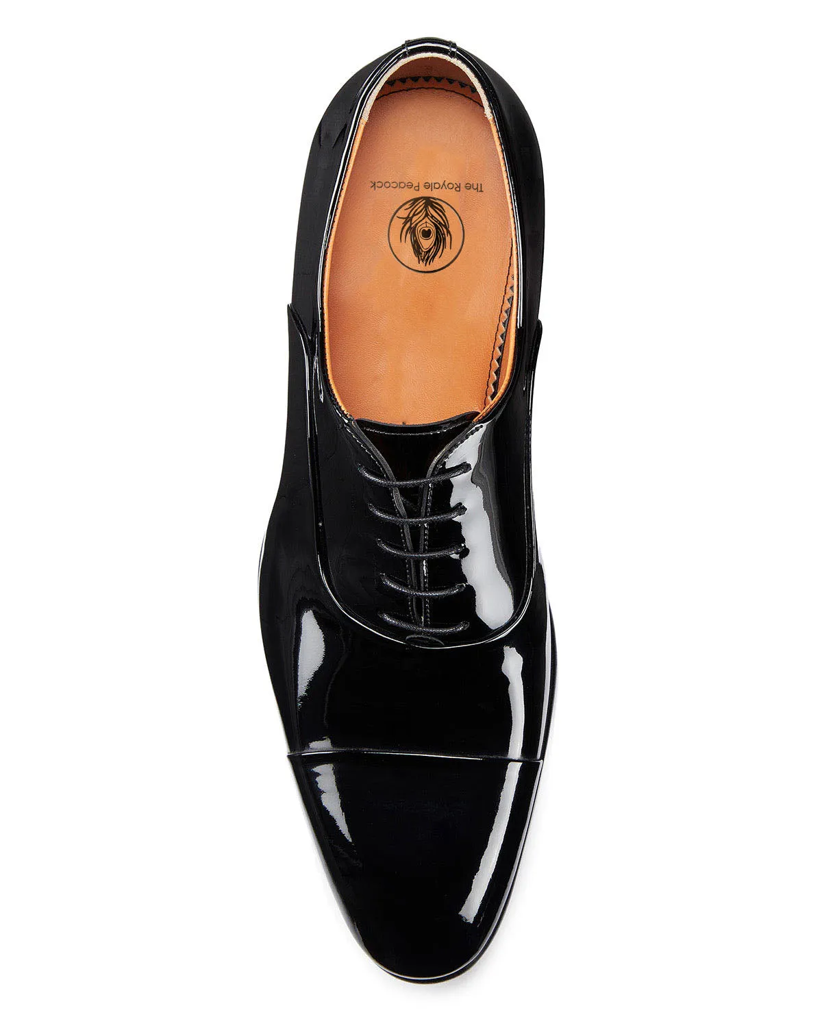 Avery Black Patent Oxford