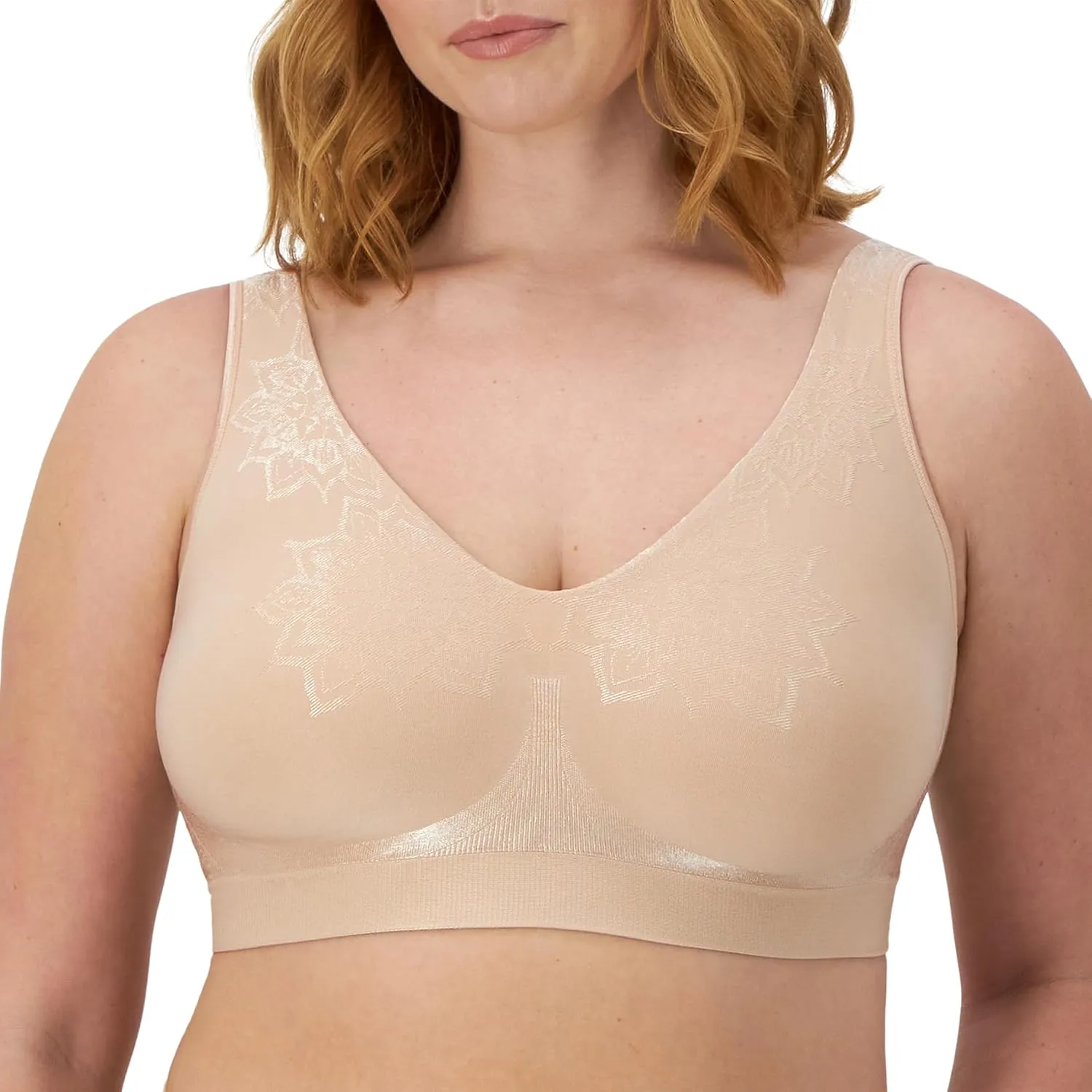 Bali Women's Wireless Bra, Comfort Revolution Seamless Bra, ComfortFlex Fit, Moisture-Wicking