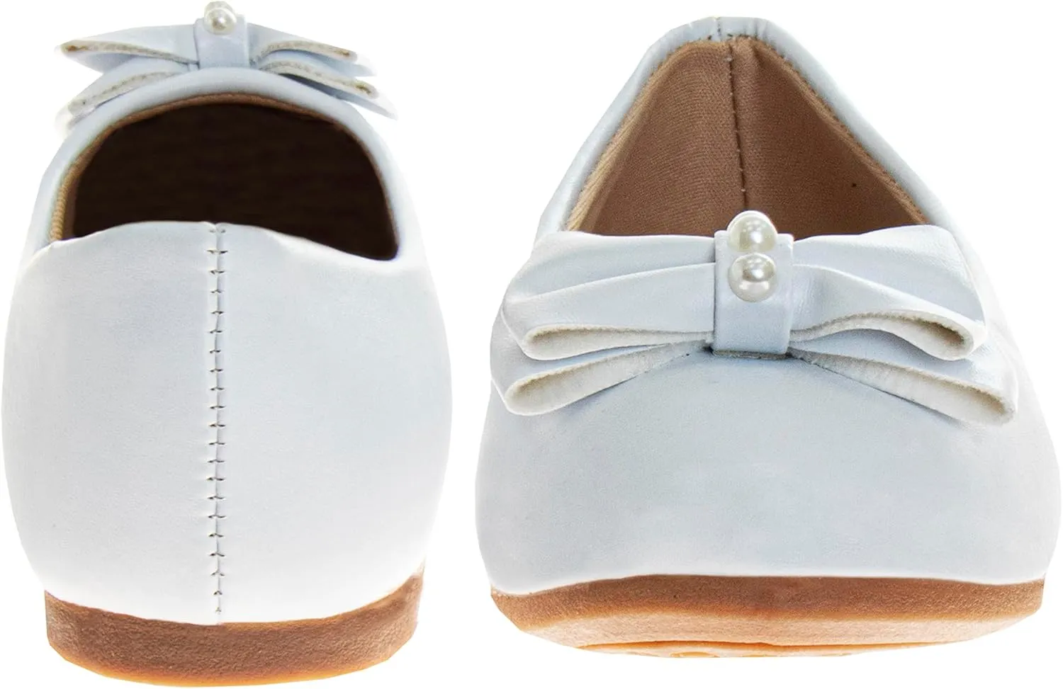 Ballerina Flats - Girls Classic Leatherette Ballet Shoe (Toddler Little Kid Big Kid)