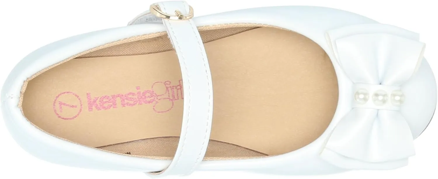 Ballerina Flats - Girls Classic Leatherette Ballet Shoe (Toddler Little Kid Big Kid)
