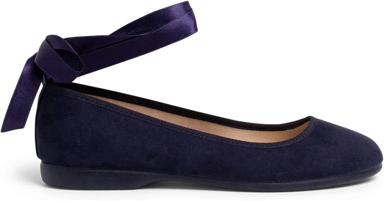 Ballet Pumps Satin Bow Anklet Strap