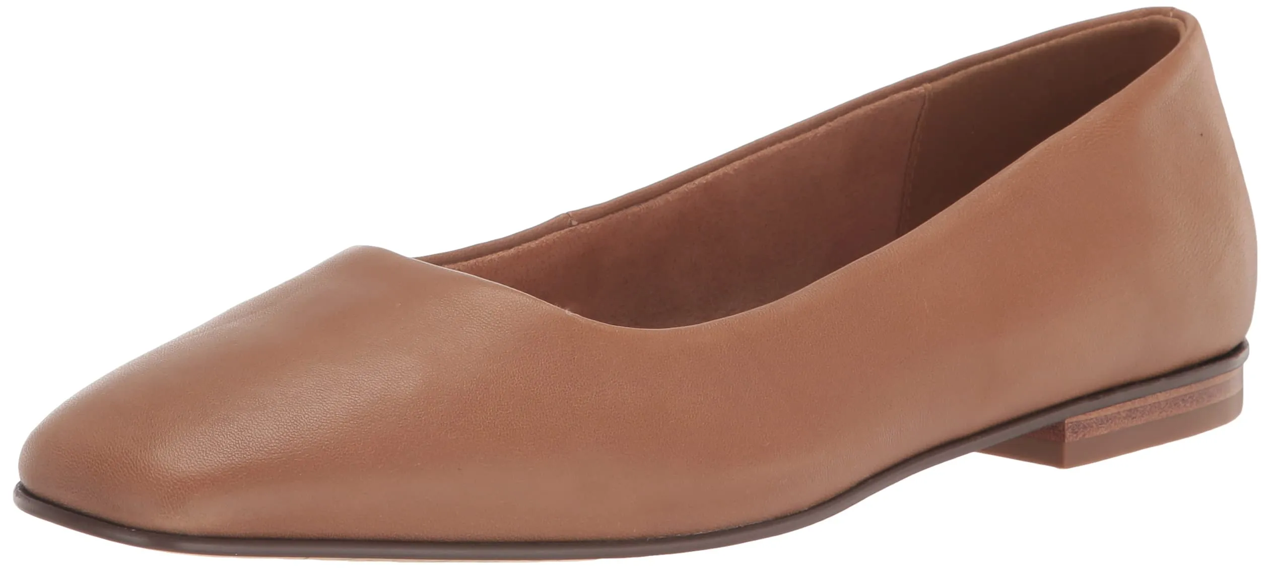 Bella Vita Women's Kimiko Ballet Flat, Saddle Leather, 7.5 Narrow
