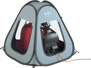 BENVOL Small Inverter Generator Cover, in Operation, All-Weather Use, Waterproof, Snow Resistant, Foldable Storage, 420D Waterproof Oxford Cloth, for Honda and Most 1000~2300 Watt Generators, Gray