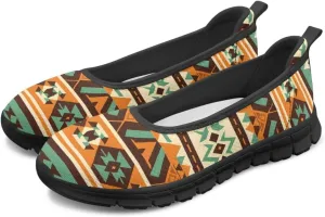 Binienty Ladies Slip on Loafer Shoes Womens Dress Clothes Flats Mesh Nurse Walking Sneakers with EVA Sole Anti Skid