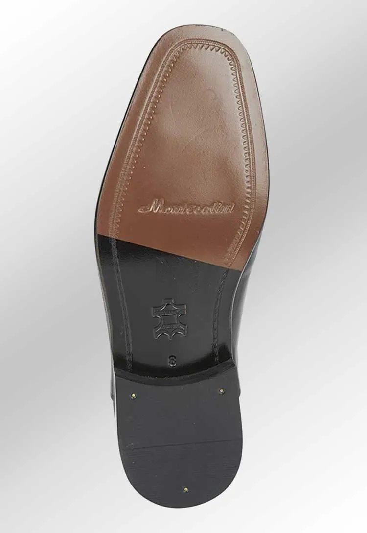 Black Patent Coated Leather M673AP