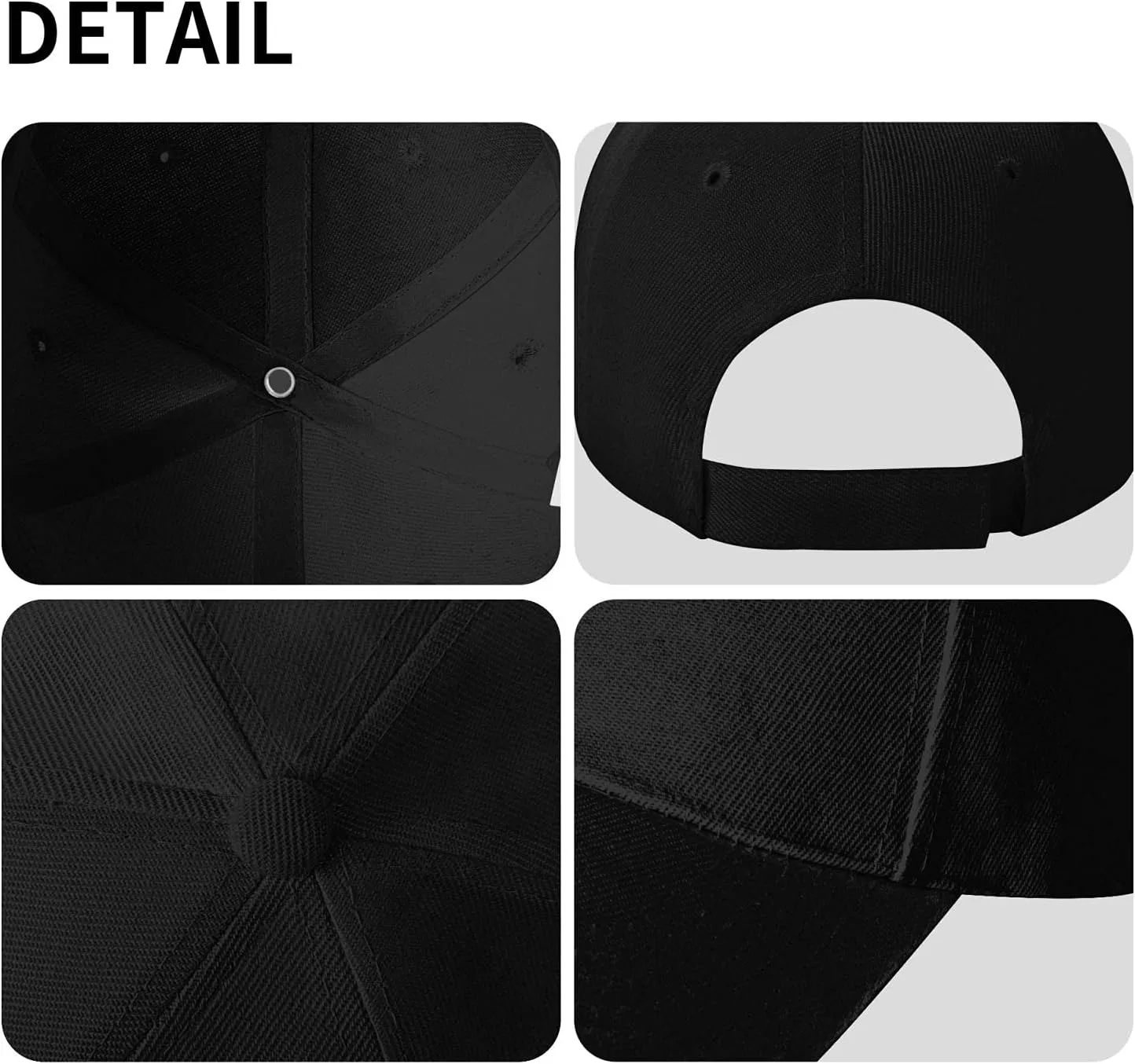 Black Stylish Baseball Cap for Men and Women â€“ Fresh Cabbage Print Perfect for Sports, Travel, and Outdoor Activities