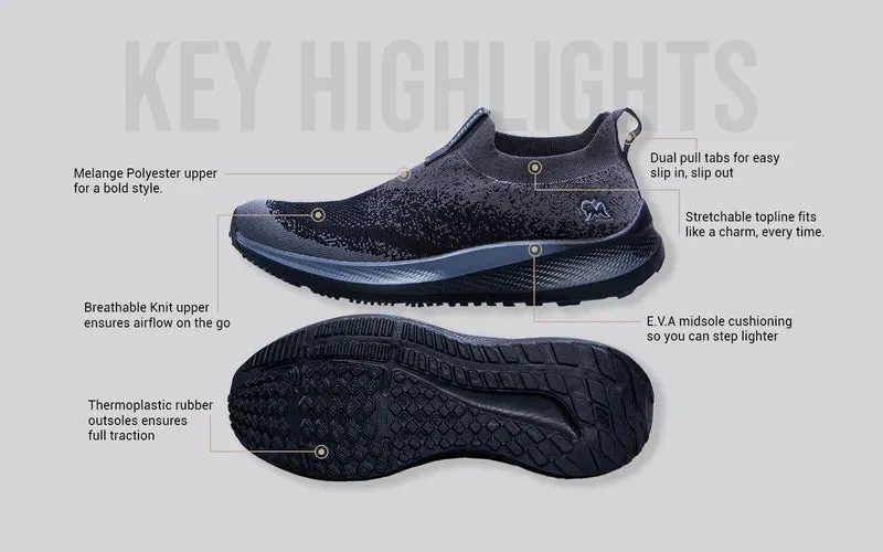 Blend Knit Slip Ons