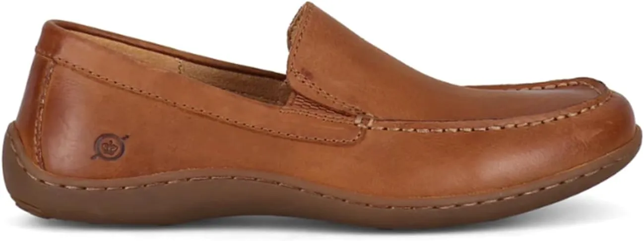 BORN Men's Liam Leather Loafer, Rust Paprika (US 11)