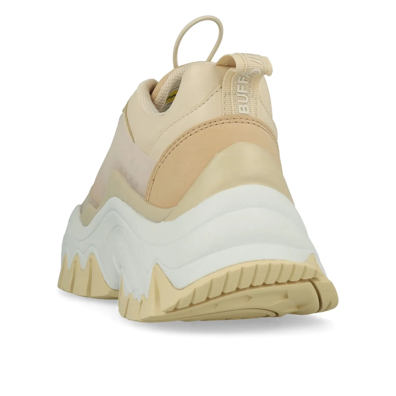 Buffalo Trail One Sneaker Low Damen Vegan Nappa Cream White
