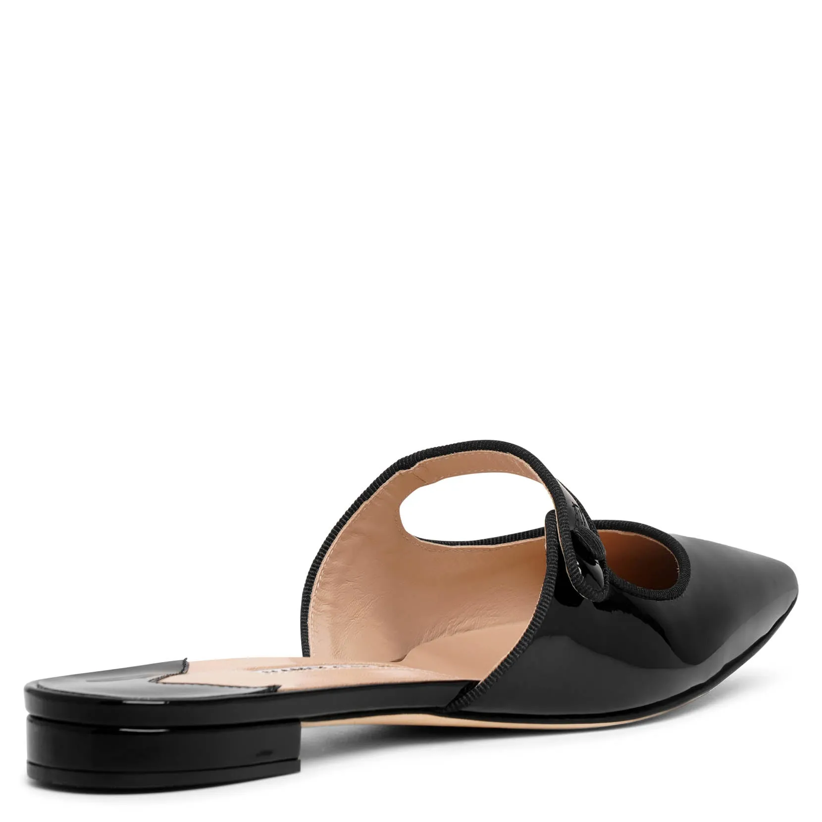Camparimu black patent flats