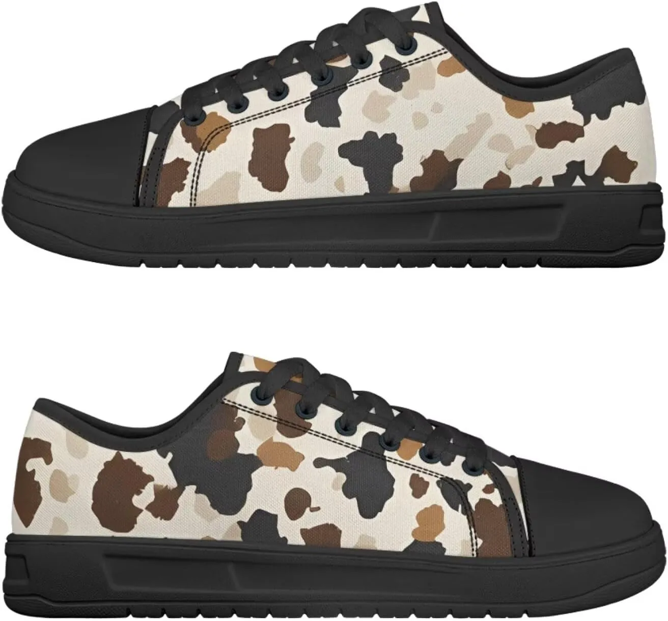 Canvas Shoes Fashion Sneakers for Women Casual Tennis Shoes with Non Slip EVA Sole Low Top Walking Footwear