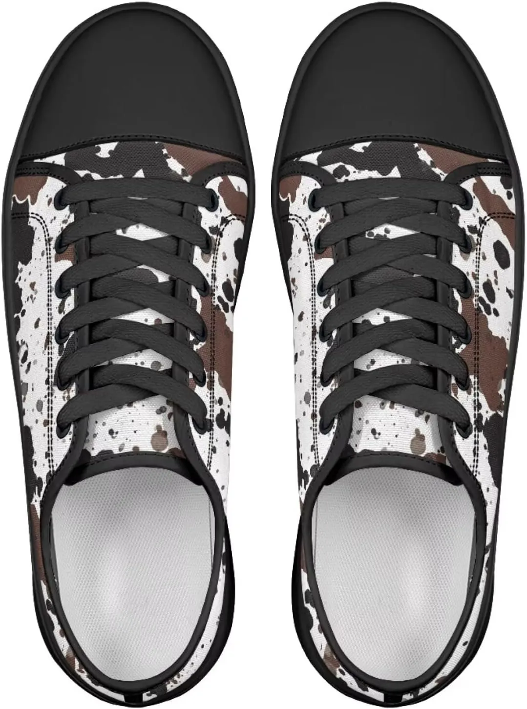 Canvas Shoes Fashion Sneakers for Women Casual Tennis Shoes with Non Slip EVA Sole Low Top Walking Footwear