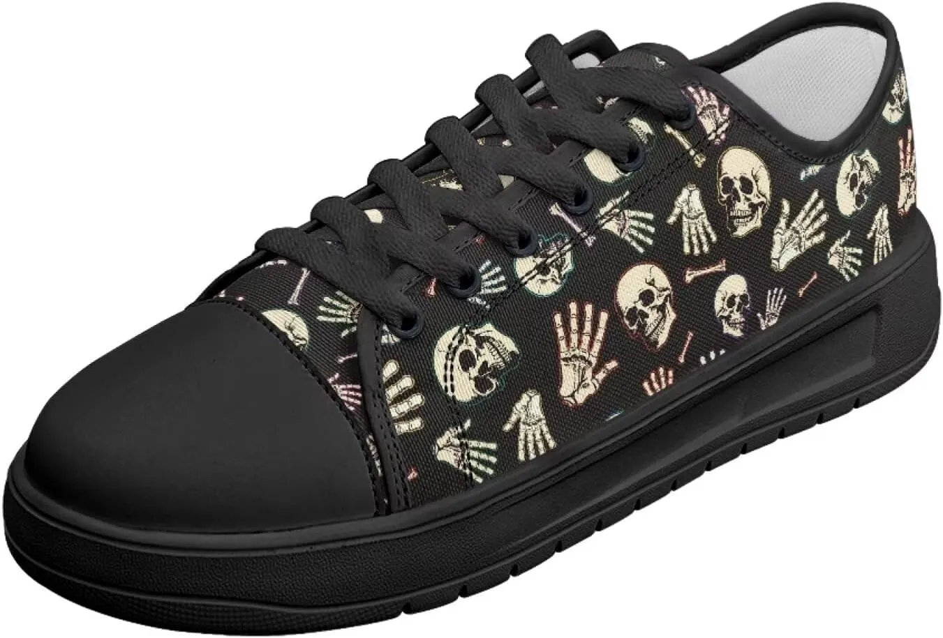 Canvas Shoes for Women Classic Slip On Tennis Shoes Lace Up Low Top Design Sneakers