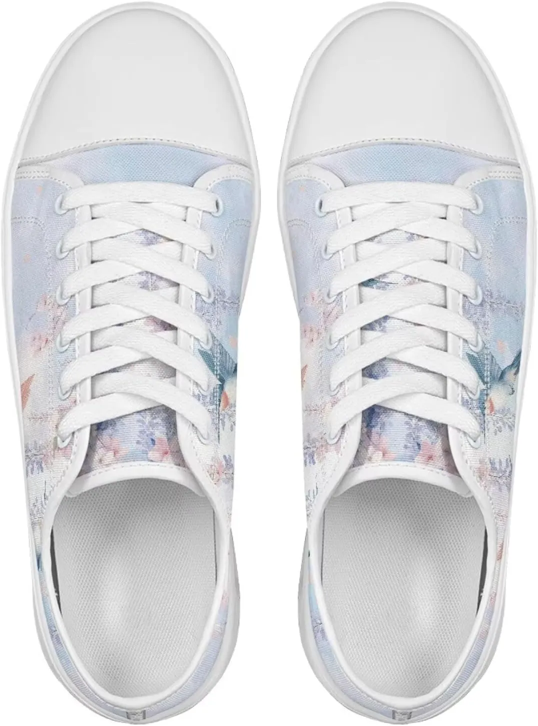 Canvas Slip on Shoes for Women Trendy Low Top Barefoot Sneakers Lace Up Design Walking Flats
