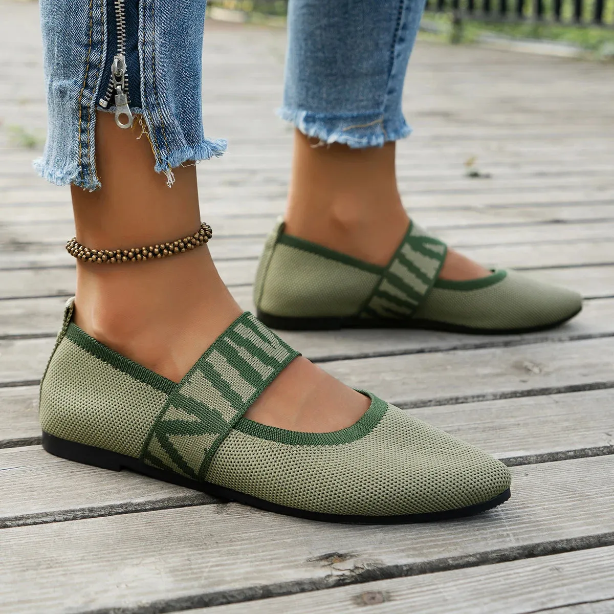 Chloé Lattice Slip-Ons