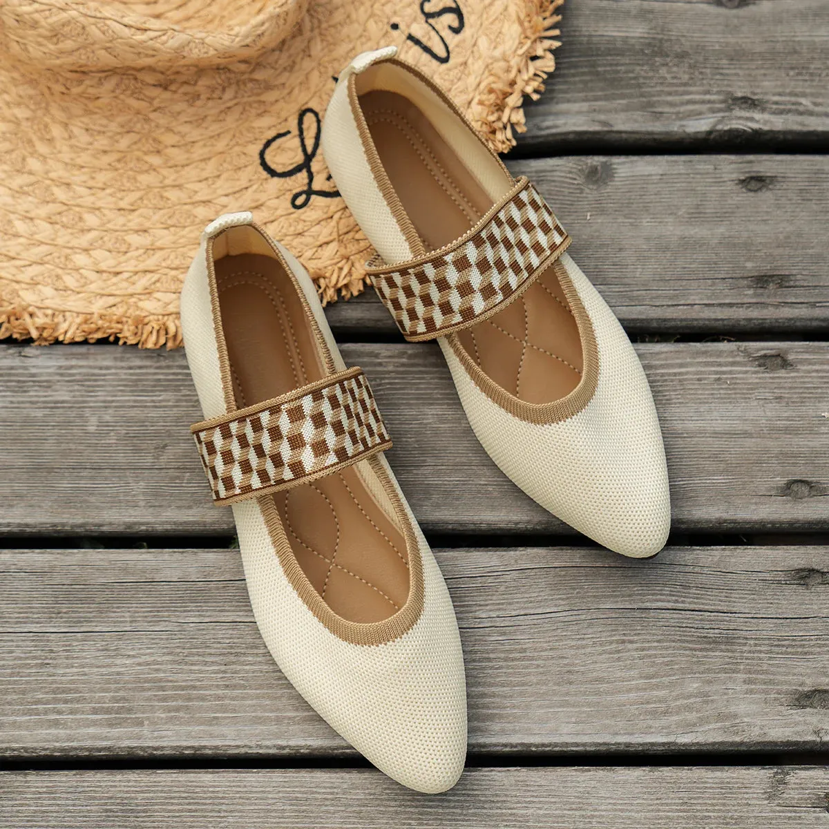 Chloé Lattice Slip-Ons