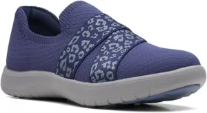 Clarks Adella Stride Dark Navy Knit 7.5 B (M)