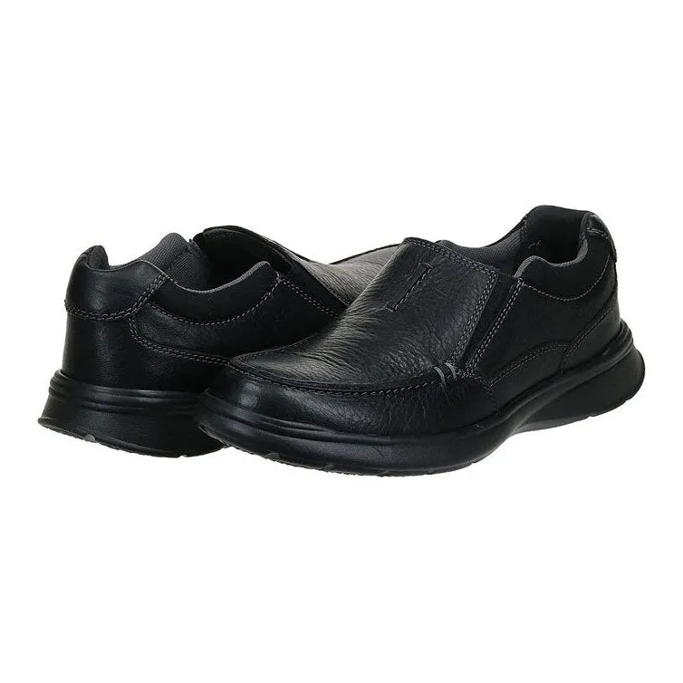 Clarks Men's Cotrell Free Black Oily Leather