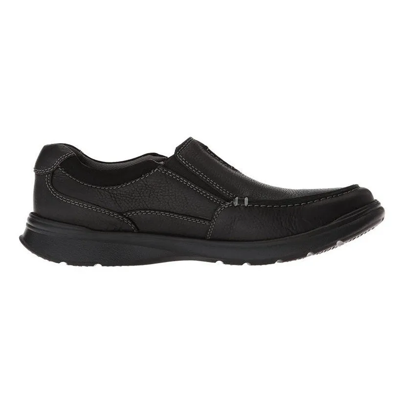 Clarks Men's Cotrell Free Black Oily Leather