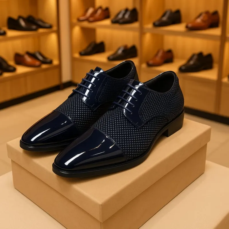 Cloudcroft | Timeless Men's Patent Leather Oxford Shoes