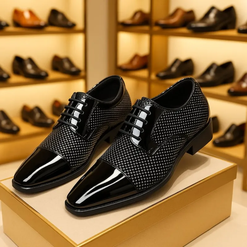 Cloudcroft | Timeless Men's Patent Leather Oxford Shoes