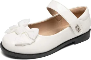 Colgo Girls Mary Jane Dress Shoes Toddler Little Kids Ballet Flats Flower Girls Princess School Shoes