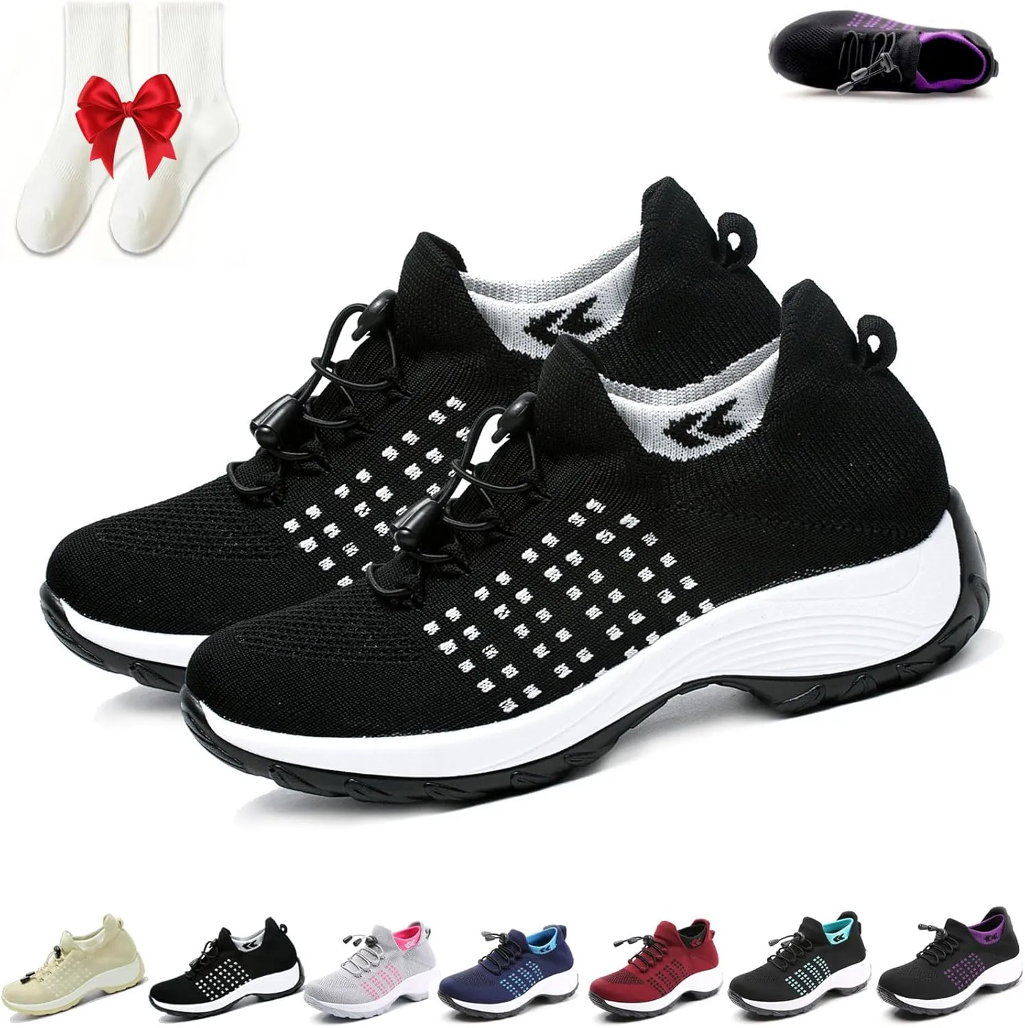 Comfort Wear Orthowear Shoes for Women, 2025 New Ortho Stretch Cushion Shoes for Women, Comfortwear Ortho Shoes for Women Plantar Fasciitis