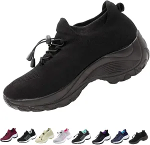 Comfortwear Ortho Shoes for Women Plantar Fasciitis, Non Slip Comfort Wear Orthowear Sneakers, Wide Width