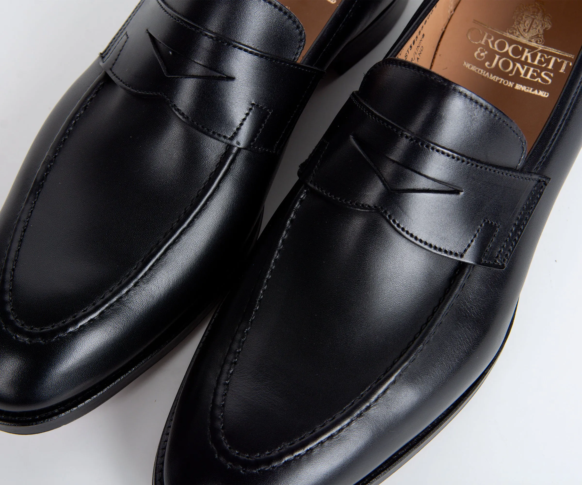 Crockett & Jones 'Sydney' Penny Loafer Black
