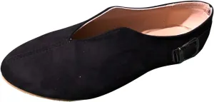 Crzidha Walking Shoes for Women Slip On Buckle Casual V Cut Pointed Toe Loafers Lightweight Comfort Soft Flat Dress Shoes Ballet Flats Fashion Non-Slip Cute Work Office Business Sneakers Shoes