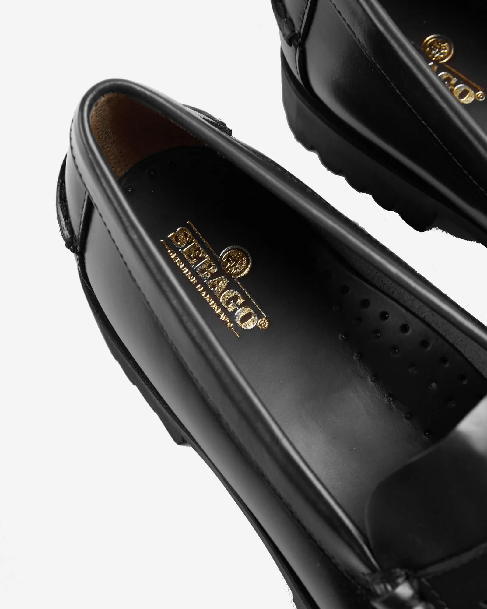 Dan Lug leather moccasins