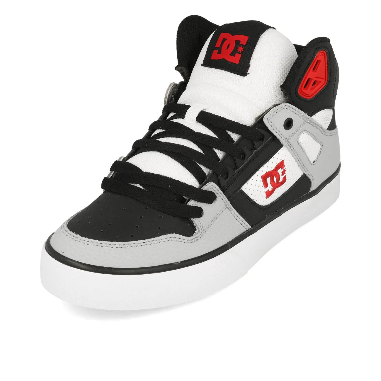 DC Pure High Top WC Herren Black Grey Red