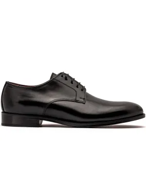 Derby Montenapoleone - Black Smooth Calf