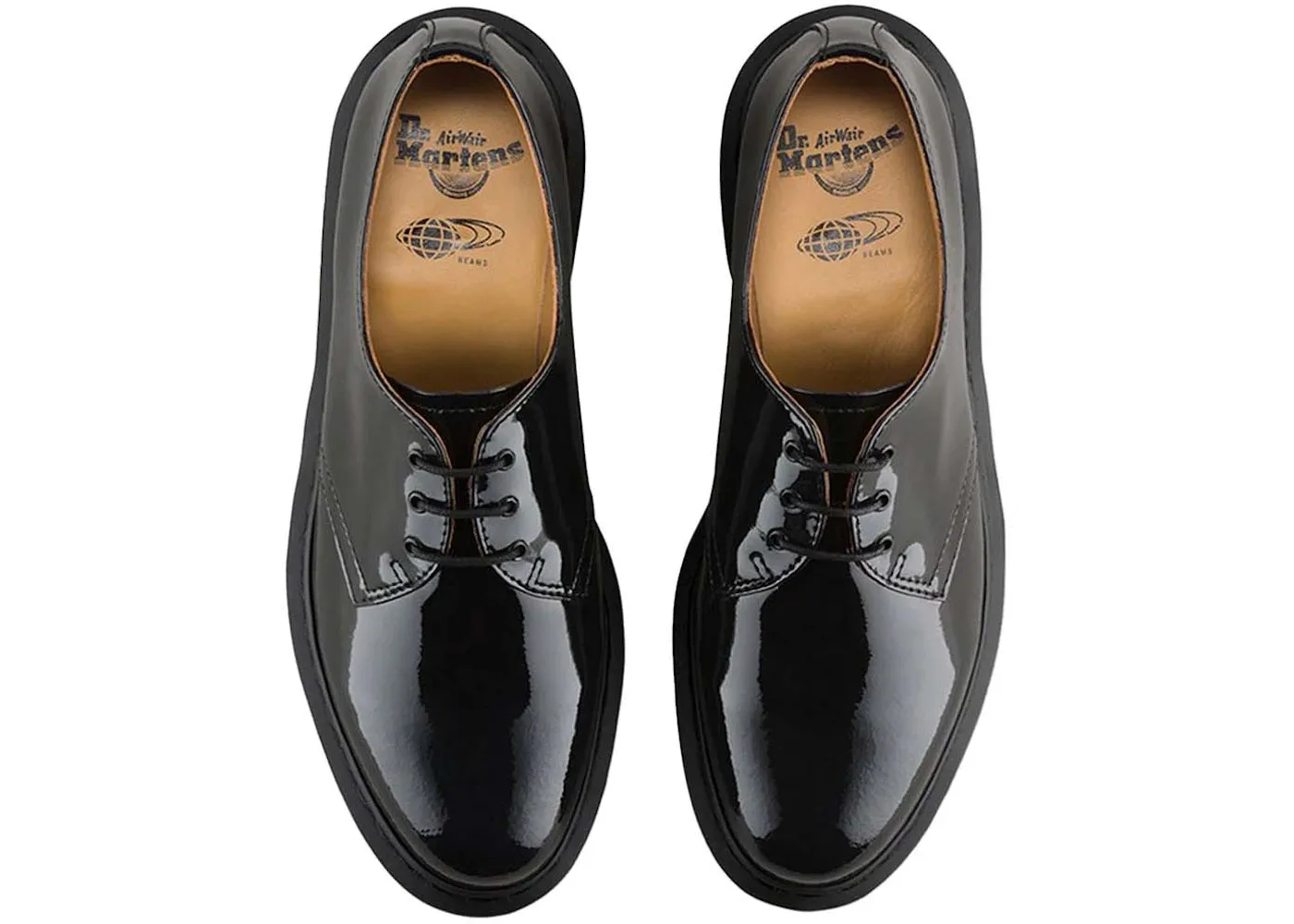 Dr. Martens 1461 Oxford Beams Patent Leather Black