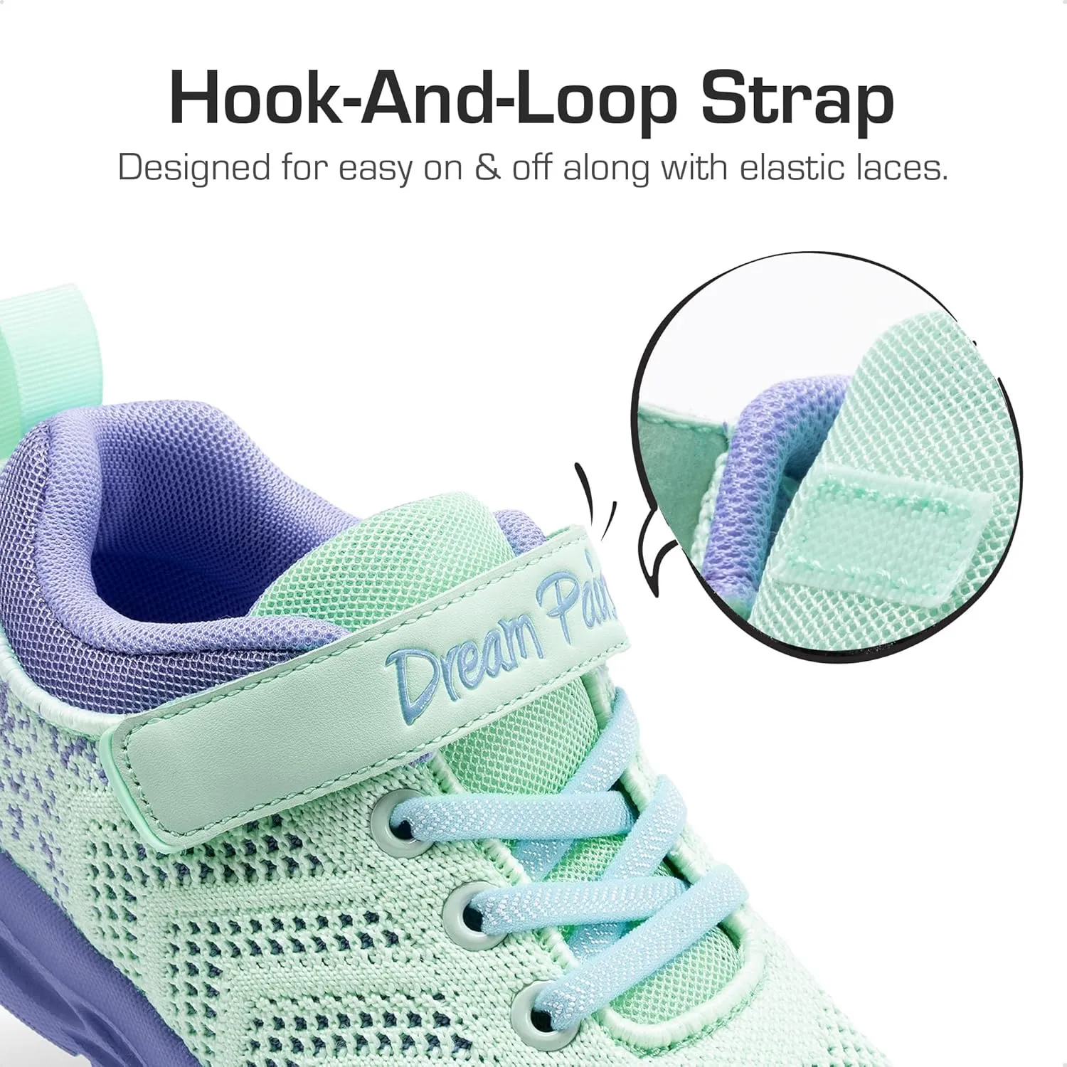 DREAM PAIRS Boys Girls Shoes Kids Tennis Footwear EZ-Ons GoGetters Running Athletic School Sneakers for Little/Big Kid