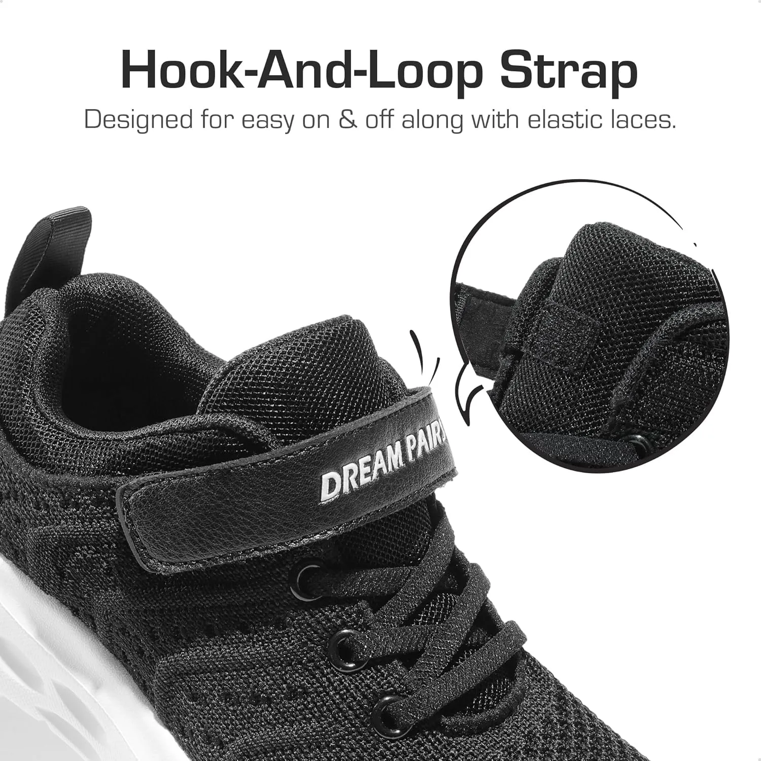 DREAM PAIRS Boys Girls Shoes Kids Tennis Footwear EZ-Ons GoGetters Running Athletic School Sneakers for Little/Big Kid
