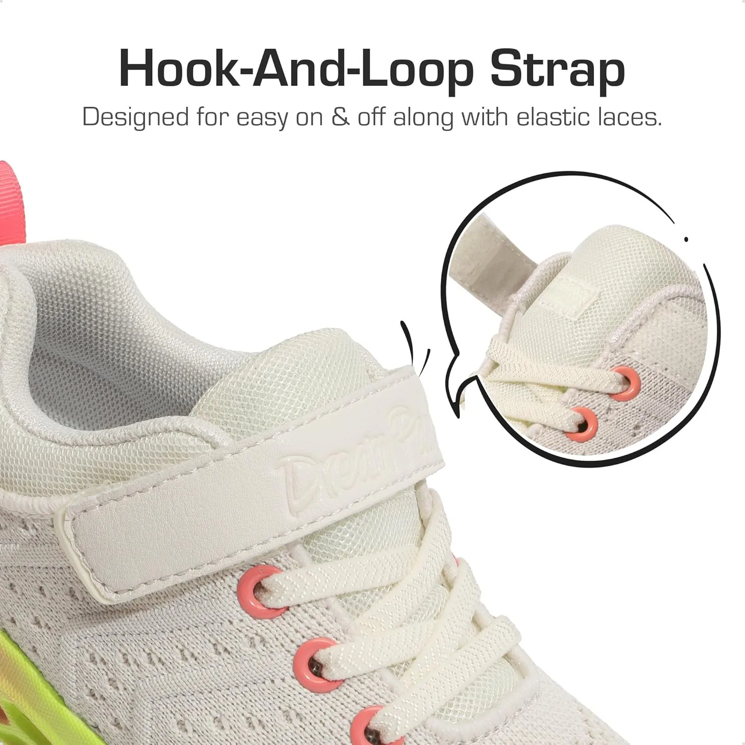 DREAM PAIRS Boys Girls Shoes Kids Tennis Footwear EZ-Ons GoGetters Running Athletic School Sneakers for Little/Big Kid