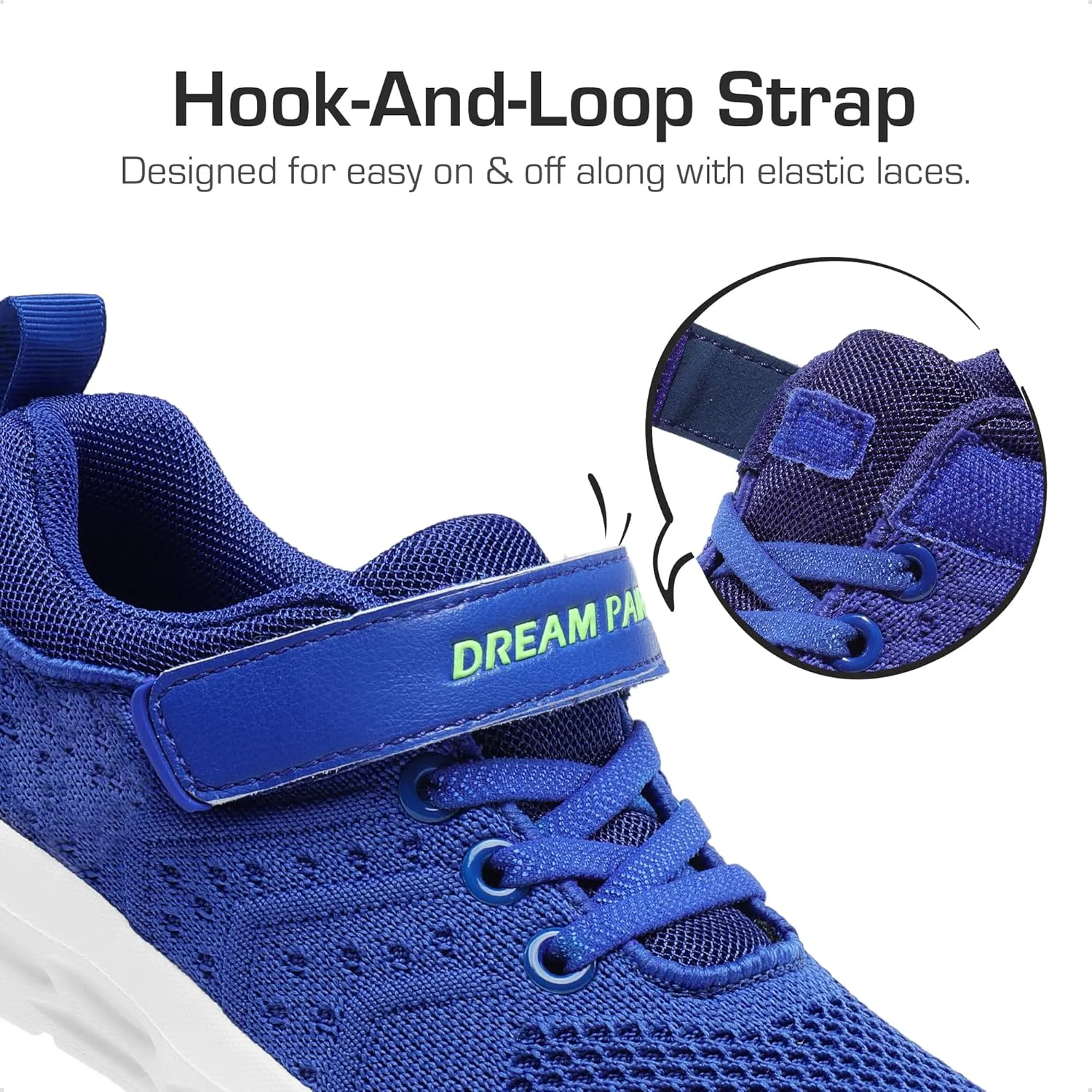 DREAM PAIRS Boys Girls Shoes Kids Tennis Footwear EZ-Ons GoGetters Running Athletic School Sneakers for Little/Big Kid
